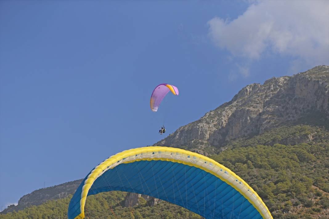 Fethiye Babadağ'dan 200 bin yamaç paraşütü uçuş hedefi aşıldı 4
