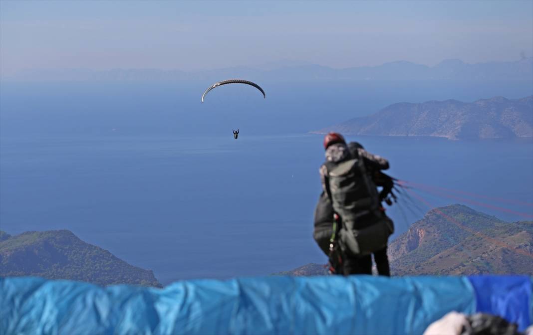 Fethiye Babadağ'dan 200 bin yamaç paraşütü uçuş hedefi aşıldı 5