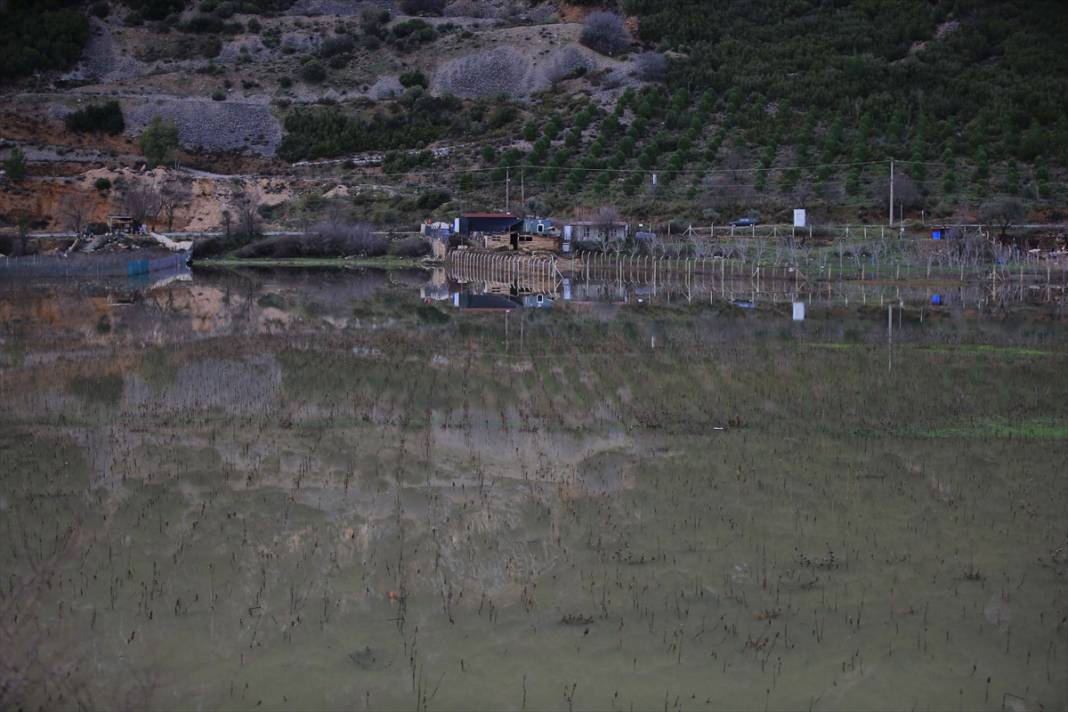 Muğla'da tarım alanlarını su bastı 3