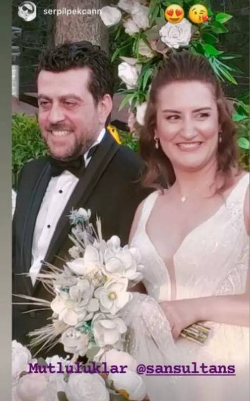 Hasan Can Kaya'nın eski sevgilisi evlendi! Sultan San'ı ekibi yalnız bırakmadı 2
