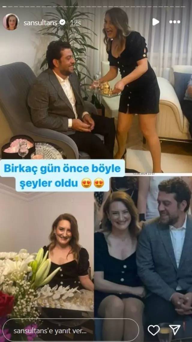 Hasan Can Kaya'nın eski sevgilisi evlendi! Sultan San'ı ekibi yalnız bırakmadı 3