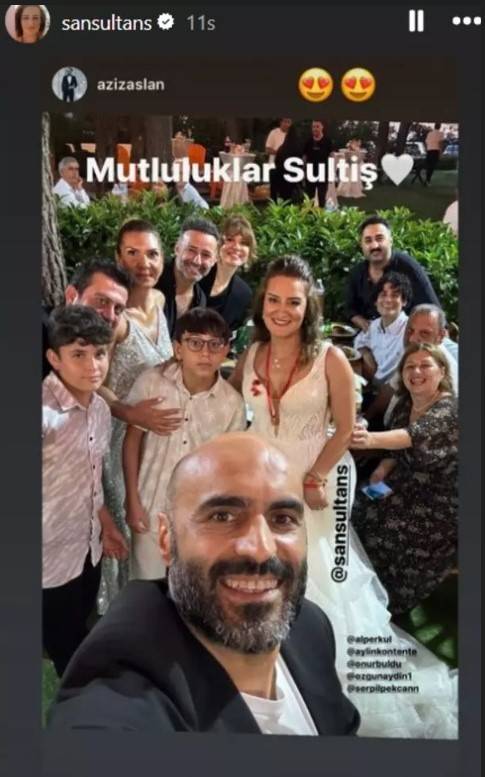 Hasan Can Kaya'nın eski sevgilisi evlendi! Sultan San'ı ekibi yalnız bırakmadı 5