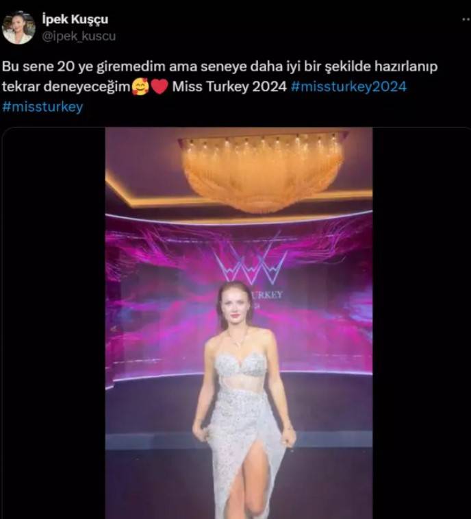 Sosyal medya onu konuşuyor! Miss Turkey'de ilk 20'ye giremeyen İpek Kuşçu güzelliğiyle büyüledi! 4