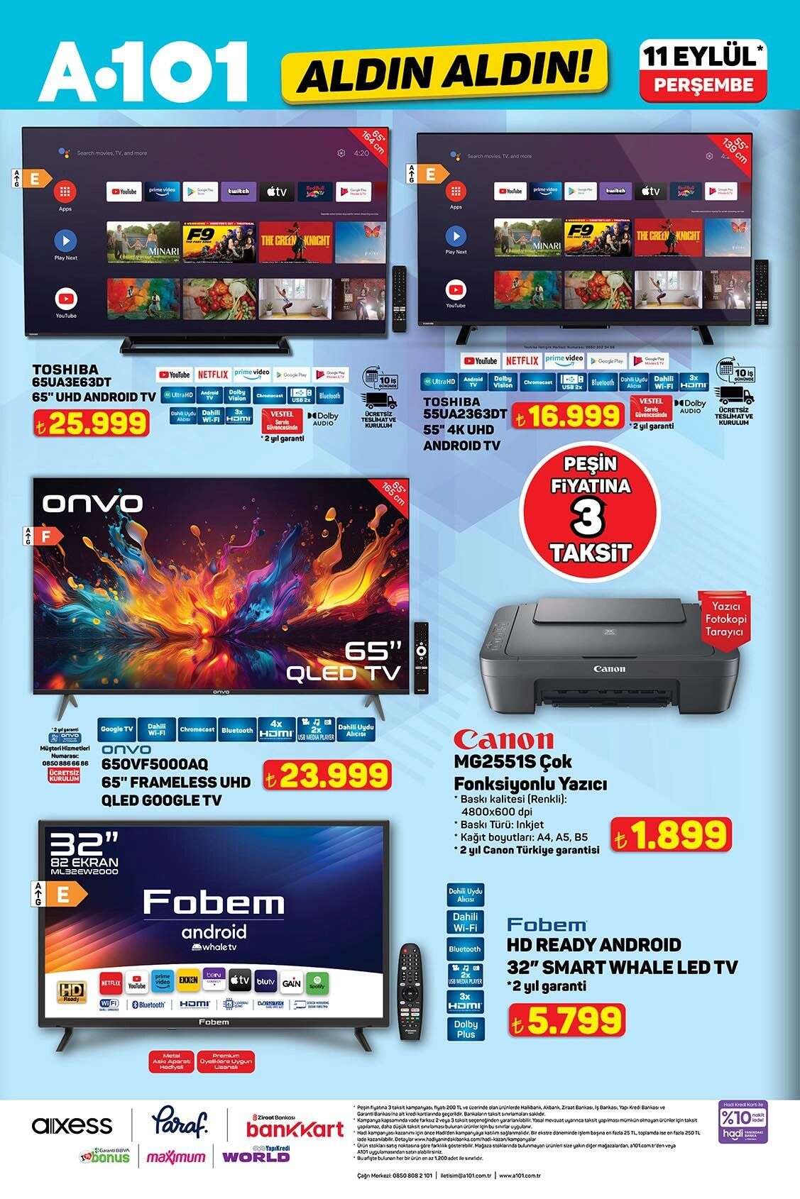 A101 11 Eylül 2025 Aktüel Kataloğu Yayınlandı 8