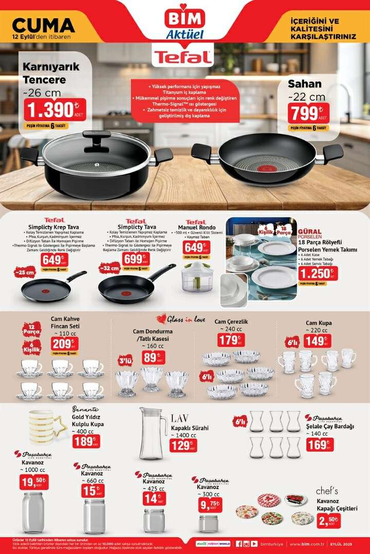 12 Eylül BİM Aktüel Yayınlandı:  Binlerce Ürün Uygun Fiyatlarla Geliyor 2