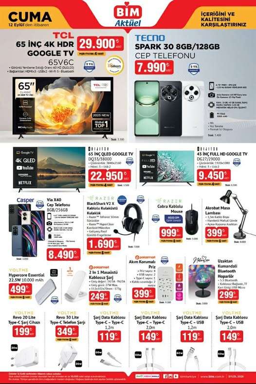 12 Eylül BİM Aktüel Yayınlandı:  Binlerce Ürün Uygun Fiyatlarla Geliyor 1
