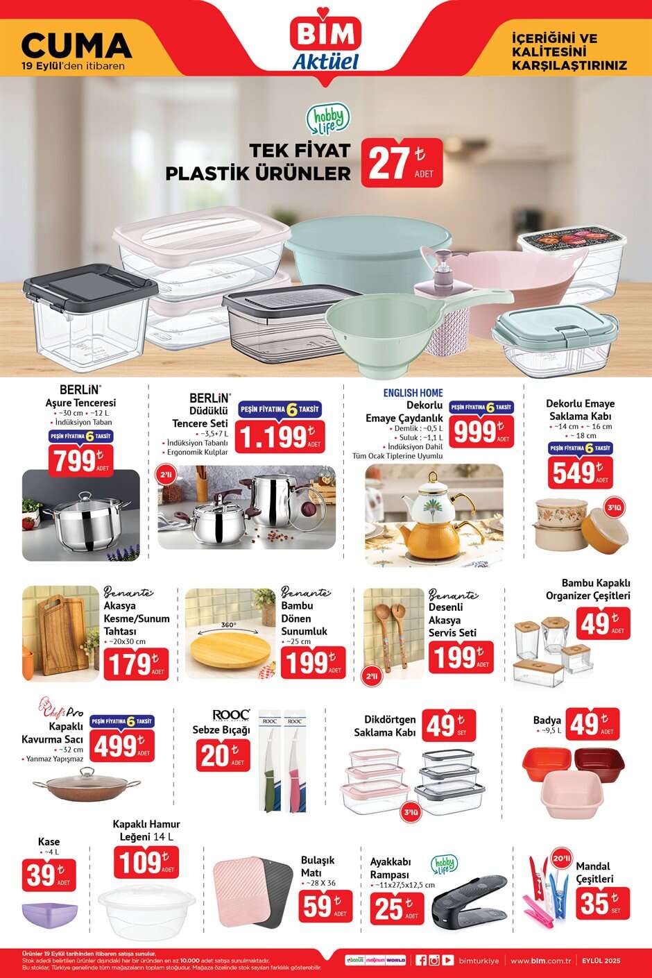 BİM Kataloğu: Bu Hafta Hangi Ürünler İndirimde? 10