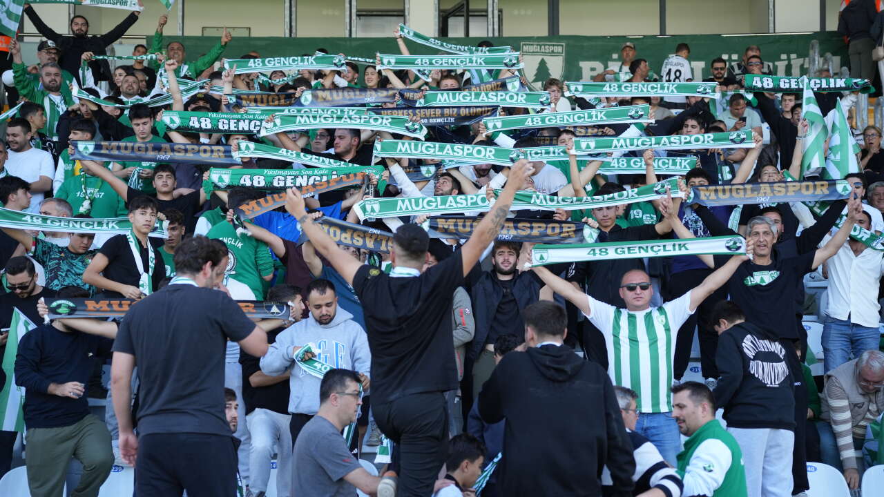 Muğlaspor - Elazığspor Maçı Başlangıç Anlarından Kareler 6