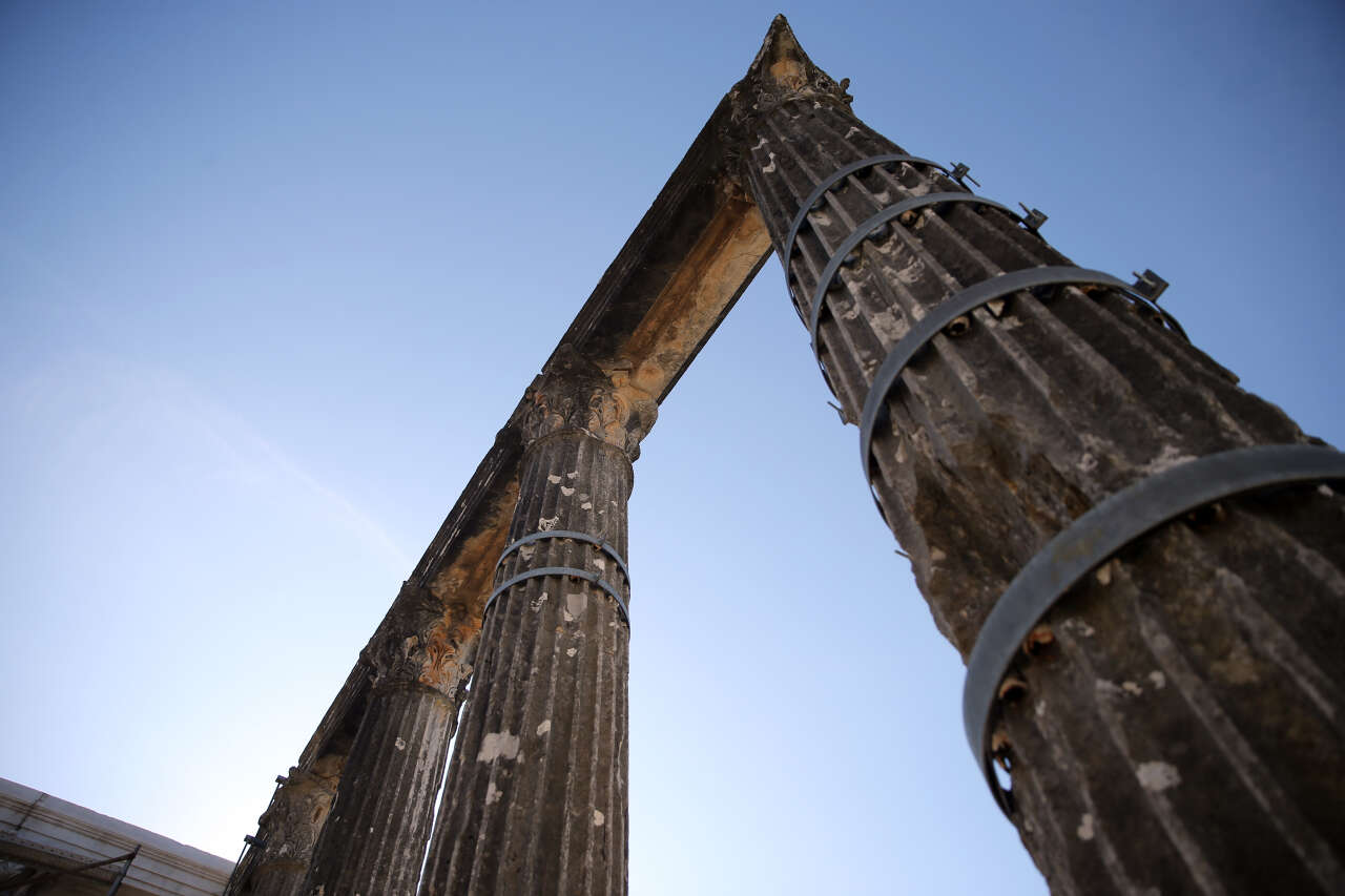 Milas’taki Zeus Tapınağı’nda Restorasyon Çalışmaları Hızla Sürüyor 8