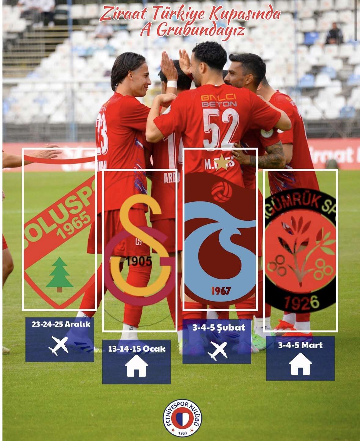 Dev Takımlar Muğla’ya Geliyor: Kupada Galatasaray, Trabzonspor ve Samsunspor Heyecanı 3