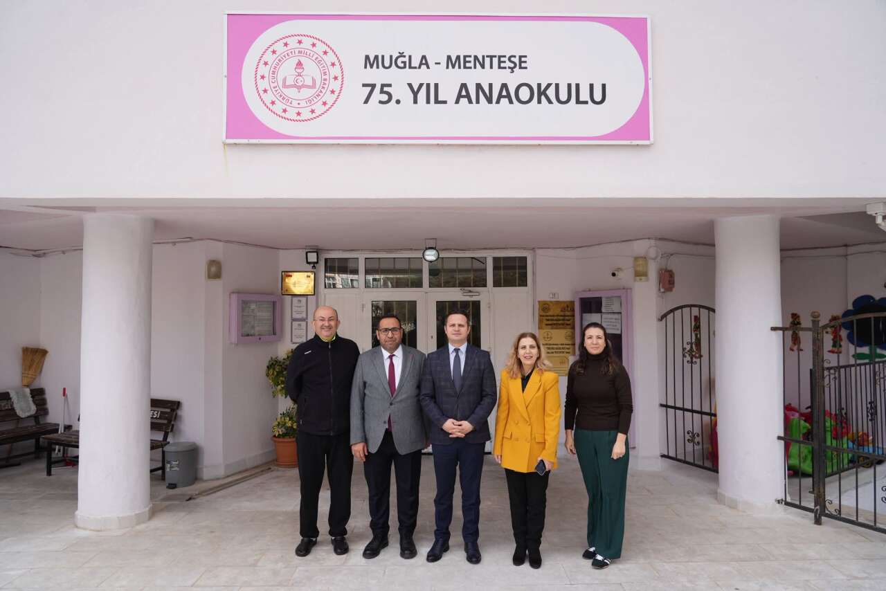 İl Millî Eğitim Müdürü Çay, Menteşe 75. Yıl Anaokulu’nu Ziyaret Etti 1