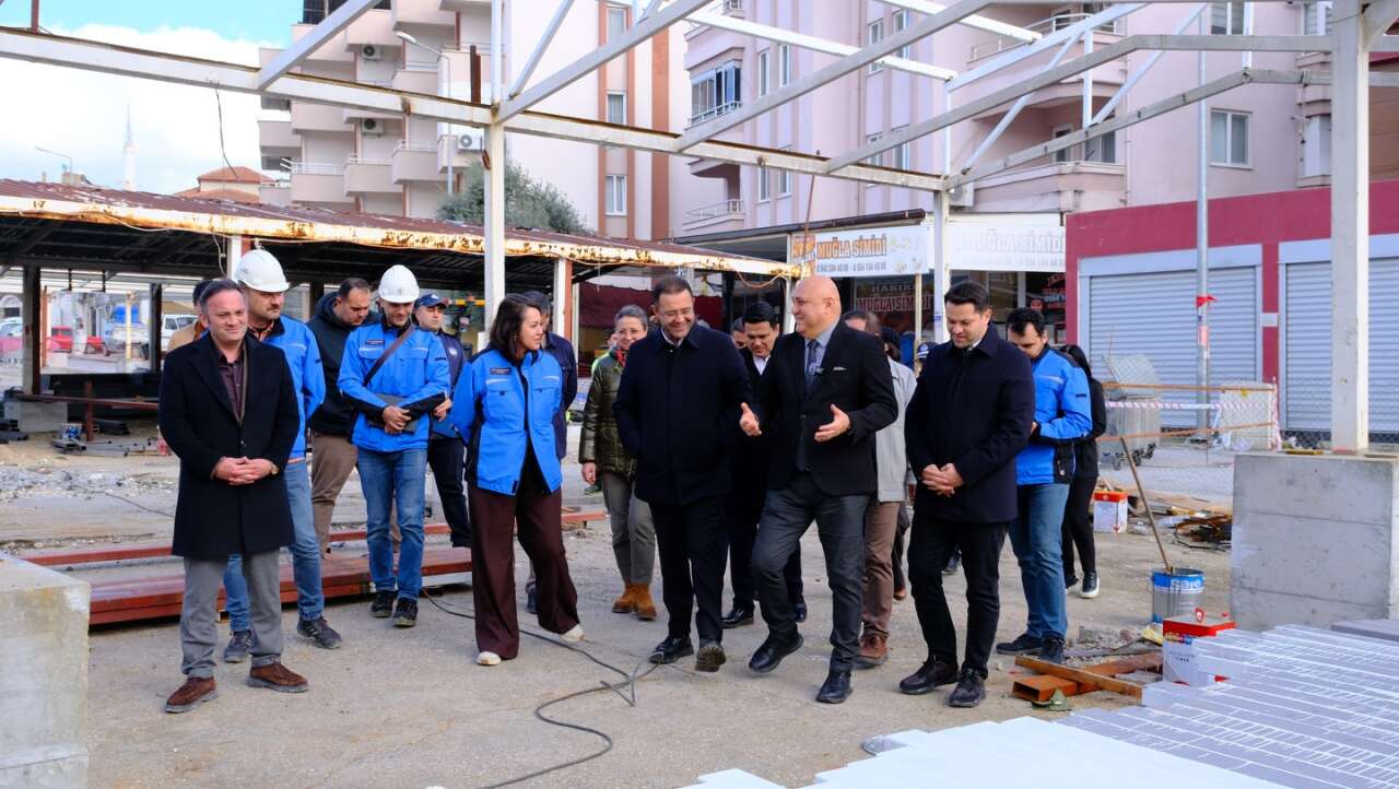 Muğla Büyükşehir Belediyesi Genel Sekreteri Tayfun Yılmaz’dan Yatağan Belediye Başkanına Ziyaret 1