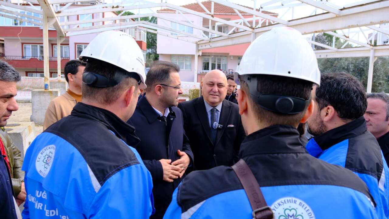 Muğla Büyükşehir Belediyesi Genel Sekreteri Tayfun Yılmaz’dan Yatağan Belediye Başkanına Ziyaret 7