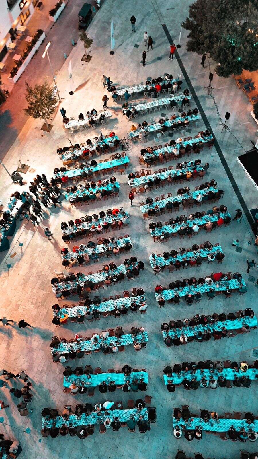 Datça'da 600 Kişilik İftar Sofrası Kuruldu 1