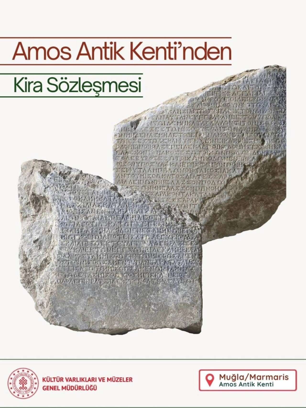 Amos Antik Kenti’ne Ait 2 Bin 200 Yıllık Kira Sözleşmesi Ortaya Çıktı 2