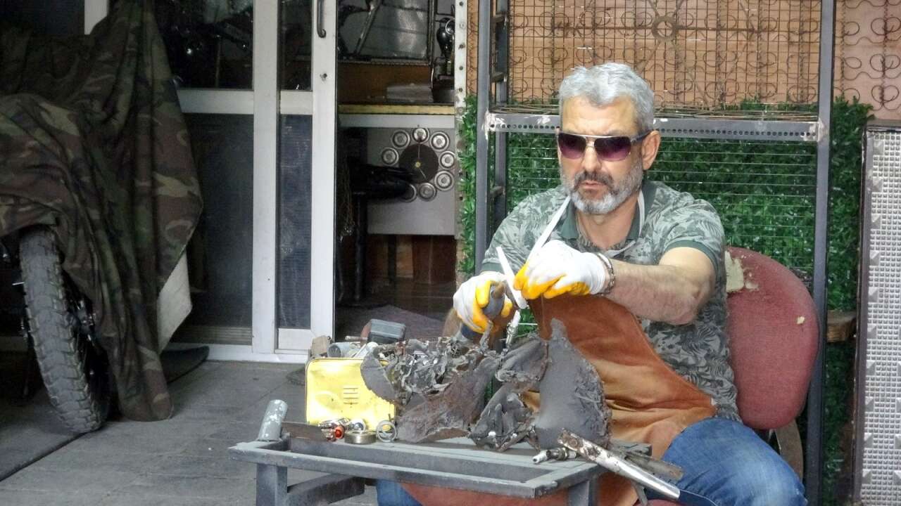 Muğla’da Hurda Demirler Sanat Eserine Dönüşüyor 4