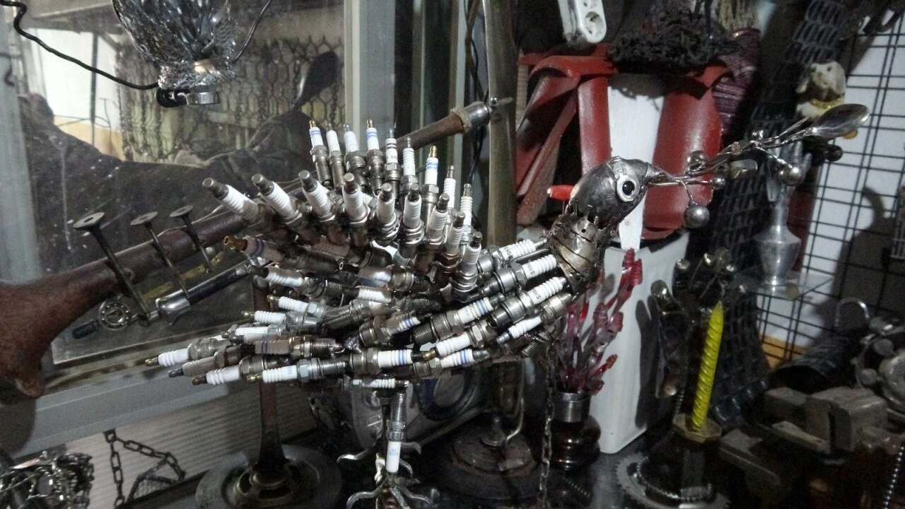 Muğla’da Hurda Demirler Sanat Eserine Dönüşüyor 5