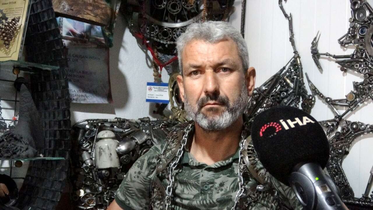 Muğla’da Hurda Demirler Sanat Eserine Dönüşüyor 3