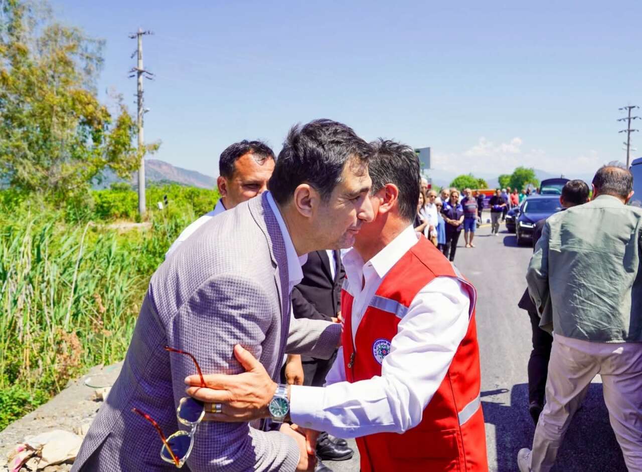 Sarıgerme-Güzelyurt Yolunda Asfalt Çalışmaları Tamamlanma Aşamasında 1