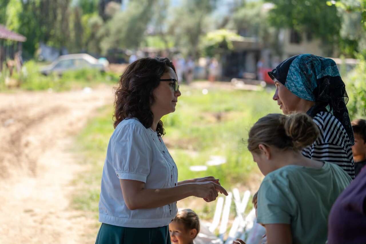 Başkan Gonca Köksal, Yangından Etkilenen Aileyi Ziyaret Etti 2