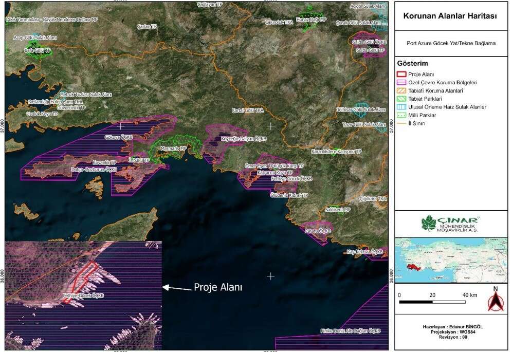 83,5 Milyon TL'lik Port Azure Göcek Yat Bağlama Projesi için ÇED Süreci: Göcek'te Mevcut İskele Büyük Yatlara Hizmet Verecek 2