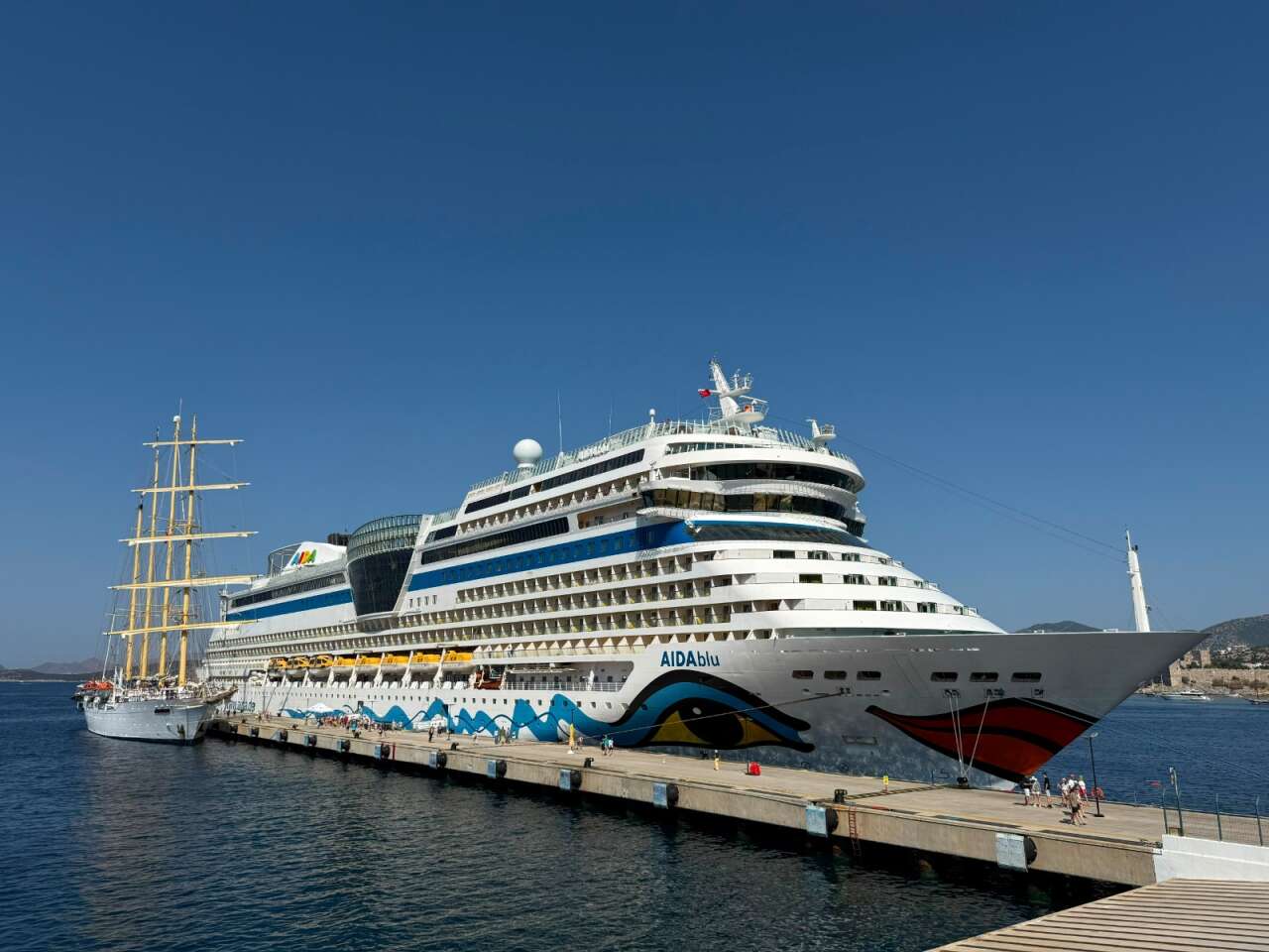 19'uncu Yüzyıl Gemilerinden İlham Alınarak Yapılan 16 Gerçek Yelkeniyle Star Flyer Limana Damga Vurdu: Bodrum Cruise Port'ta Ayn 4