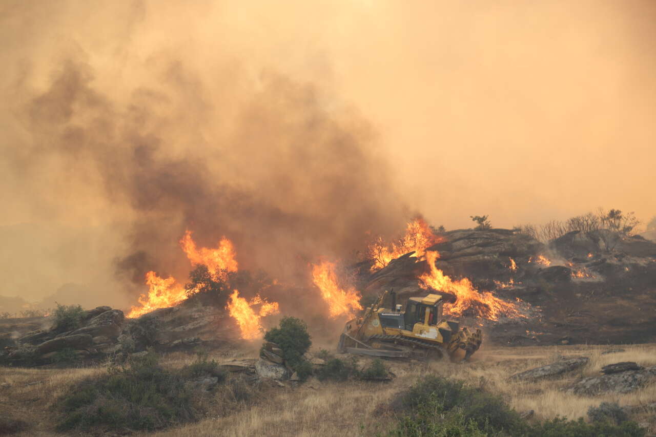 Aydın'da Alevlerle Mücadele 8 Helikopter ve 6 Uçak Alevlerle Mücadelede sürüyor 1
