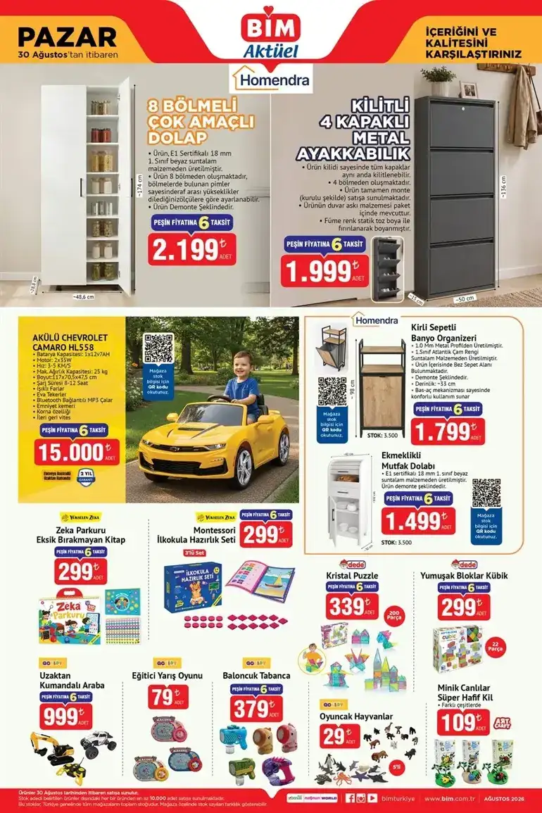 BİM’de Ağustos’un Son Fırsatları! 28-30 Ağustos Kataloğu Belli Oldu 1