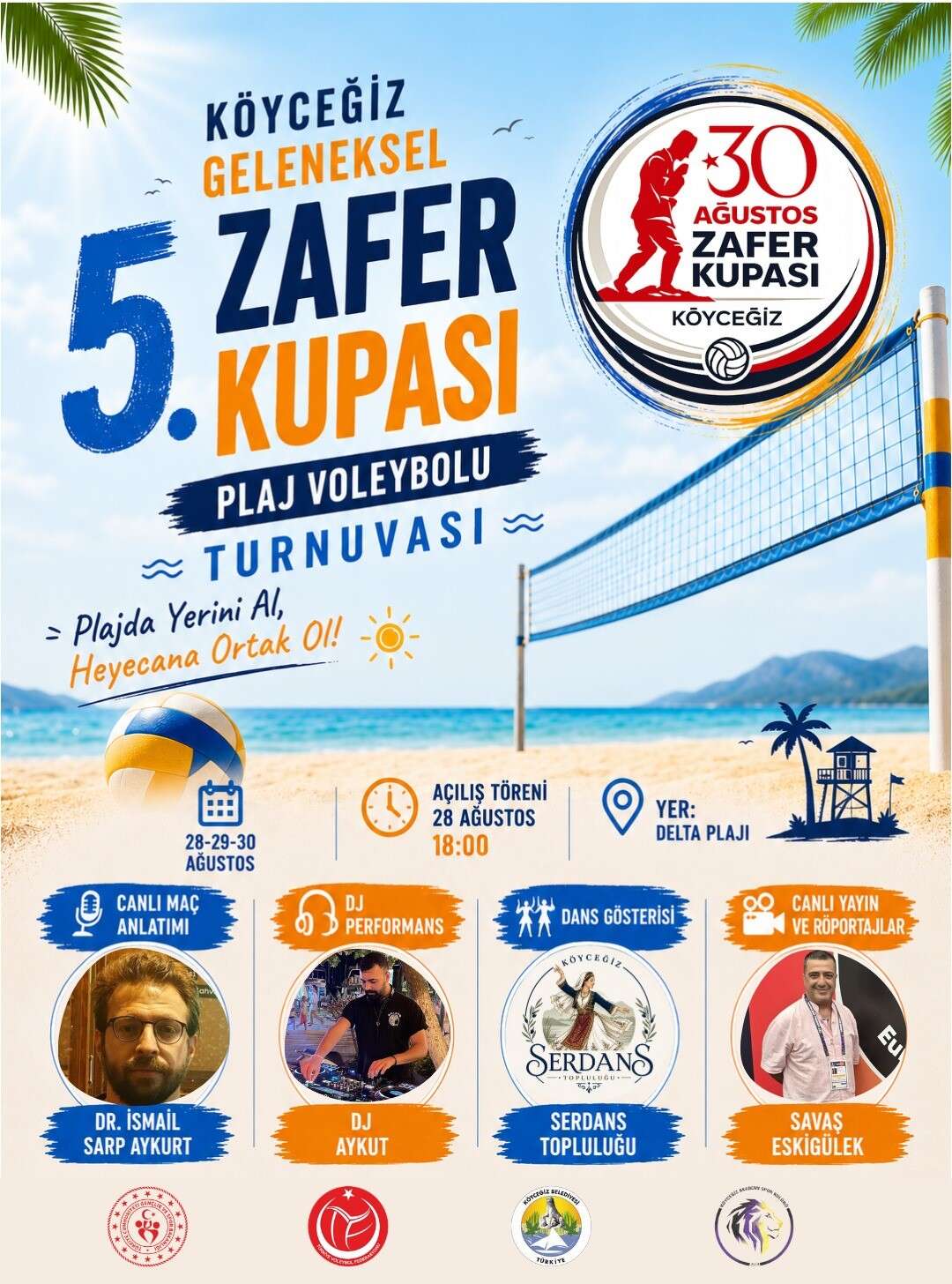 Köyceğiz’de Zafer Kupası Heyecanı: Plaj Voleybolu Turnuvası Başlıyor 2
