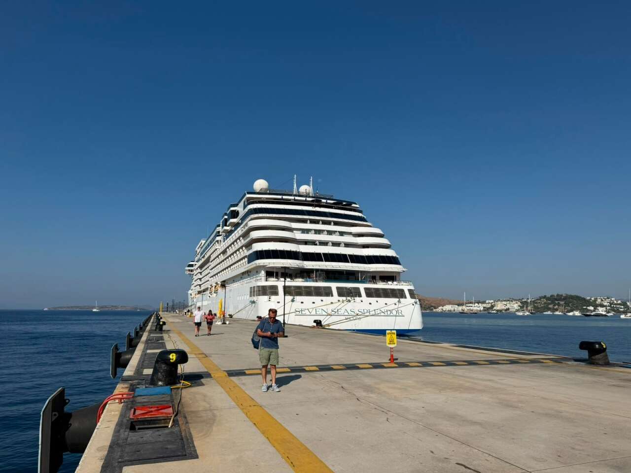 Ultra Lüks Süitleriyle Dünyaca Ünlü Seven Seas Splendor, Amerikalı VIP Yolcularıyla Bodrum'da 8