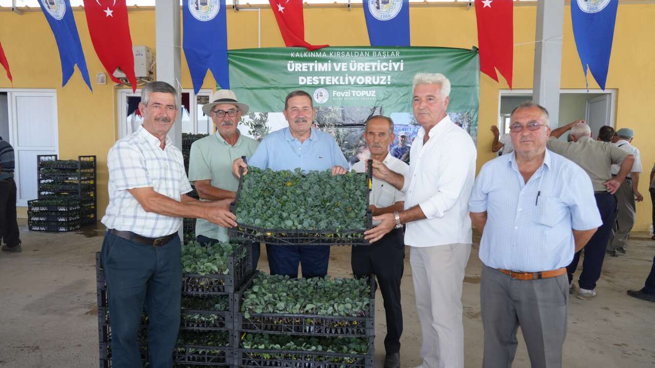 Muğla’da Çiftçiye Büyük Destek: 170 Bin 699 Fide Toprakla Buluşacak 3