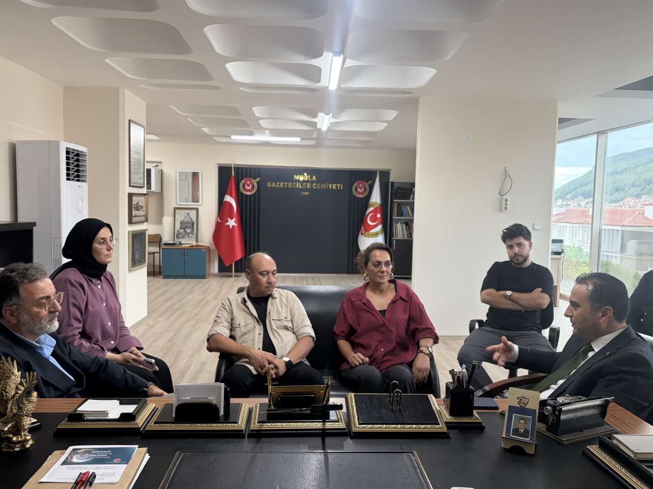 Menteşe Kaymakamı Budan’dan Muğla Gazeteciler Cemiyeti’ne İade-i Ziyaret 2