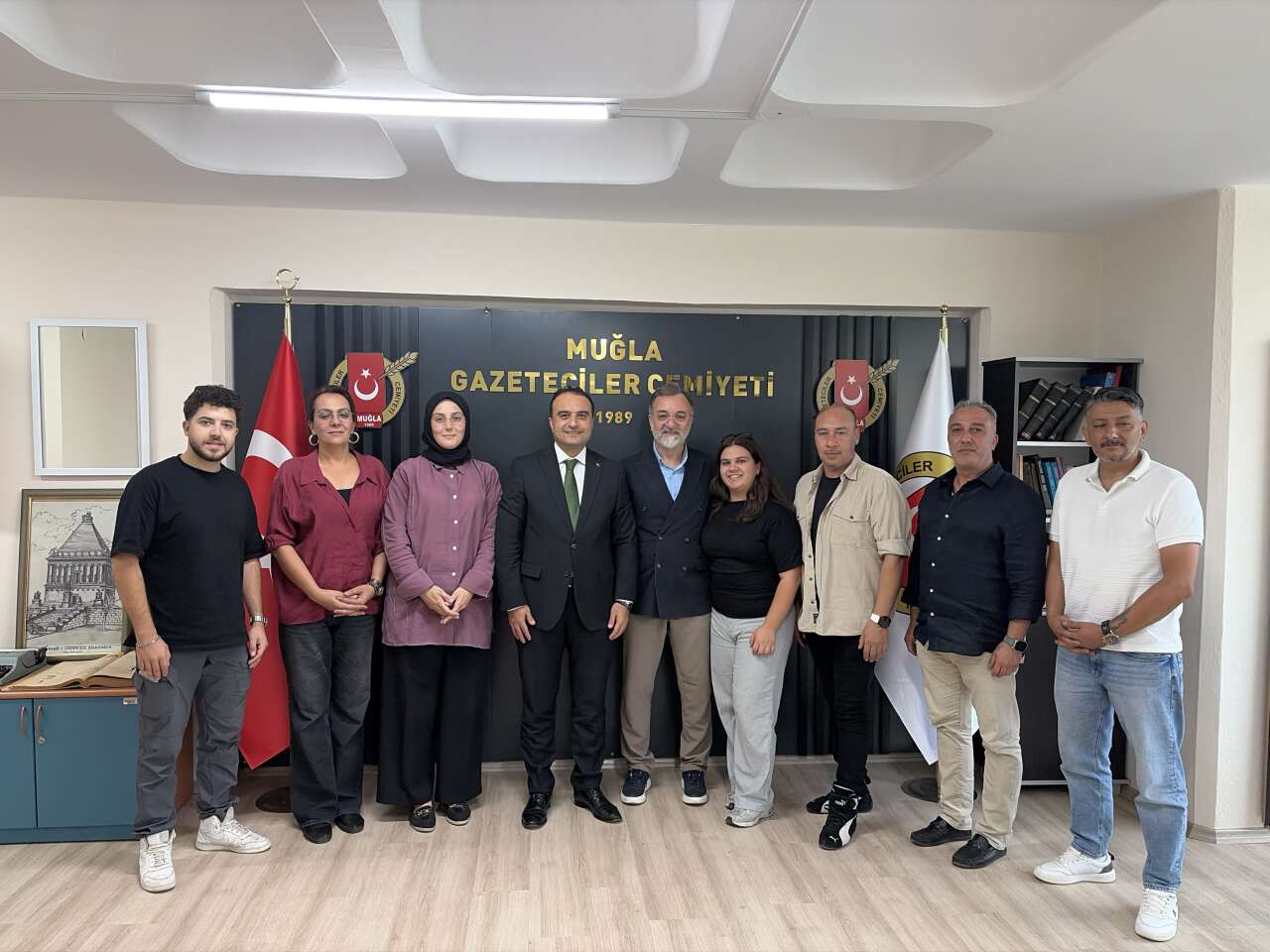 Menteşe Kaymakamı Budan’dan Muğla Gazeteciler Cemiyeti’ne İade-i Ziyaret 4