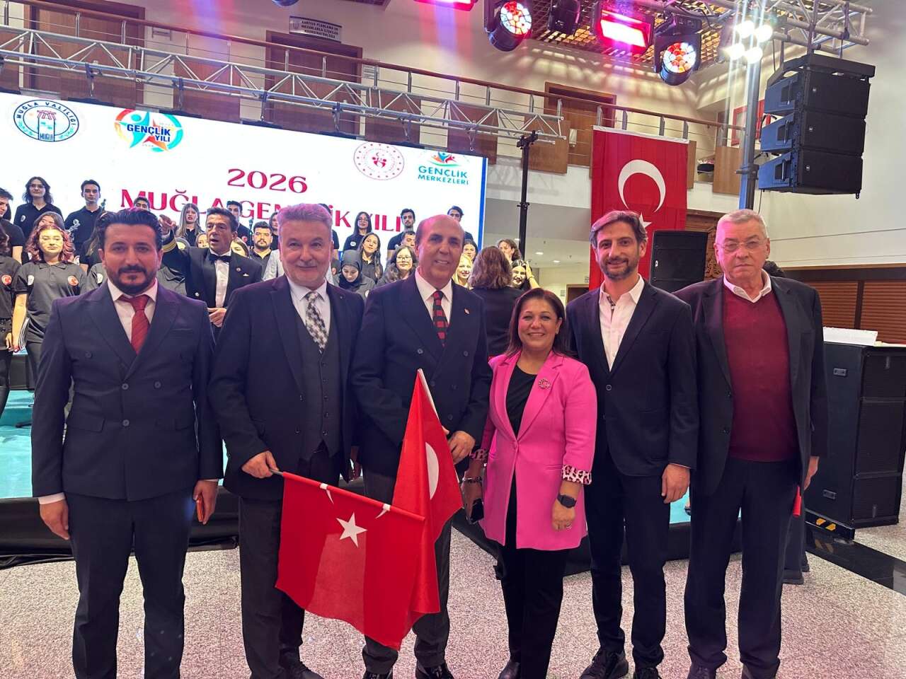 Muğla’da Cumhuriyet’in 103. Yılına Özel  Kabul Töreni: Gençlik Korosu Sahne Aldı 1