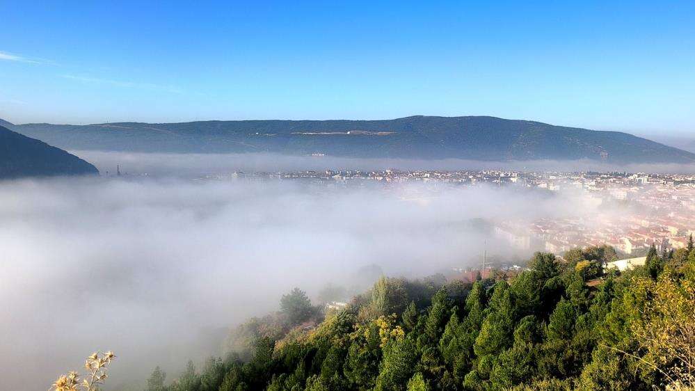 Muğla’da Sis ve Doğa Buluştu: Ortaya Seyirlik Manzaralar Çıktı 2