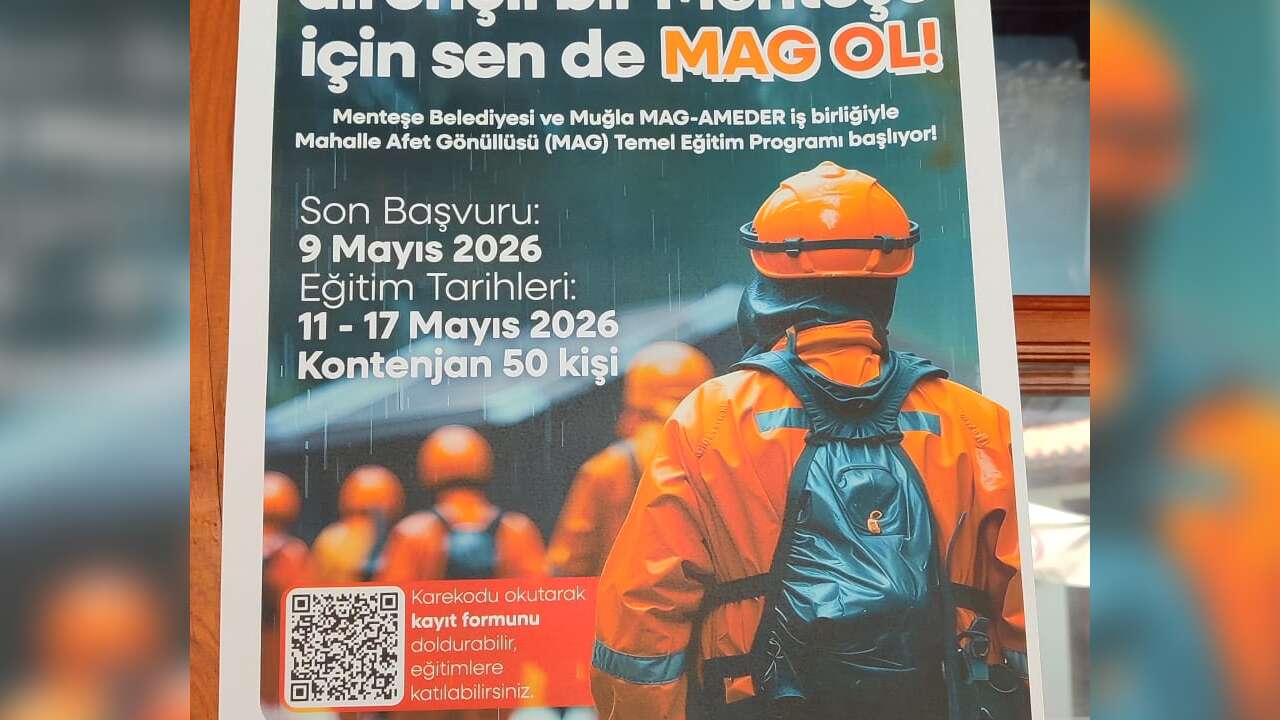 Menteşe’de Mahalle Afet Gönüllüsü Eğitimi Başlıyor