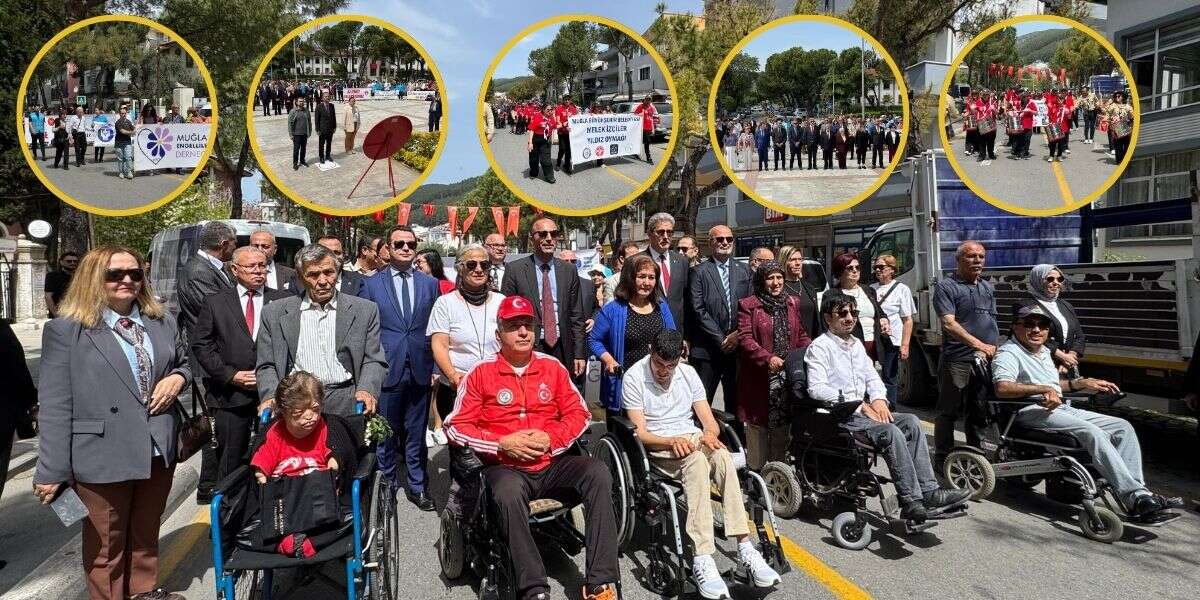 Muğla'da Engelliler Haftası Kutlamaları Renkli Görüntülere Sahne Oldu
