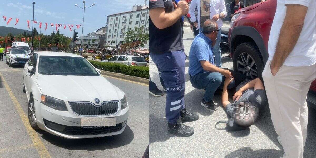 Menteşe’de Otomobilin Çarptığı Motosiklet Sürücüsü Yaralandı