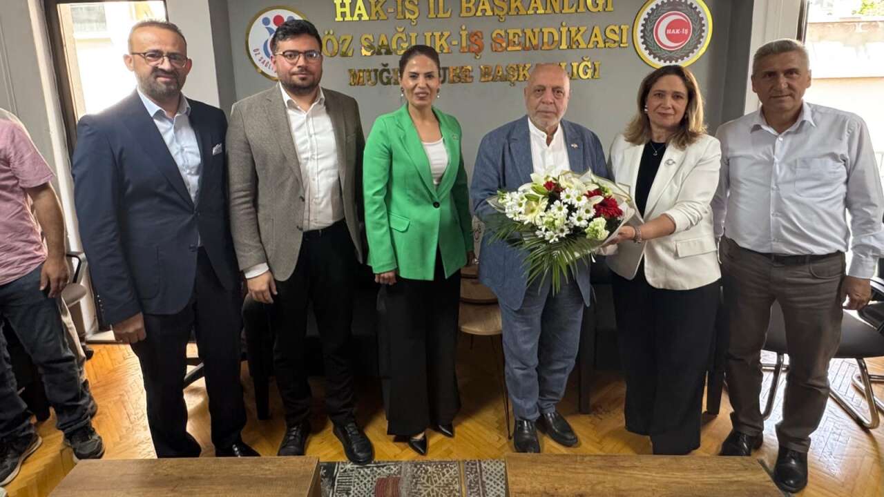 Arslan’dan HAK-İŞ Muğla İl Başkanlığı’na Ziyaret