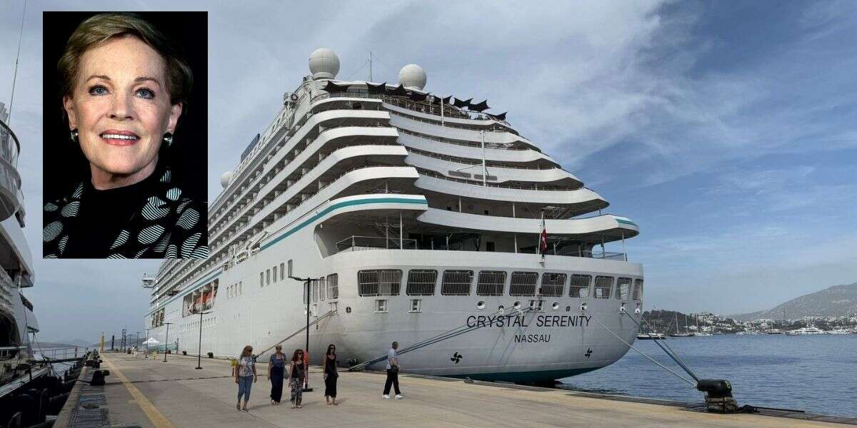 Hollywood Efsanesi Julie Andrews’ün Vaftiz Annesi Olduğu Crystal Serenity Bodrum’a Geldi