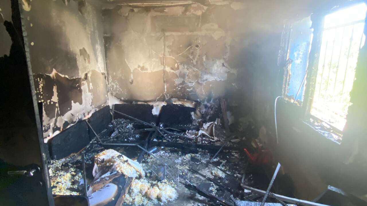 Muğla’da Zemin Kat Alev Alev Yandı