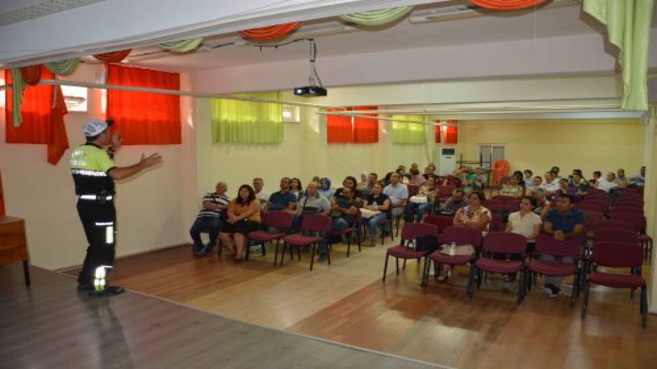 Ortaca'da öğretmenlere trafik eğitimi verildi