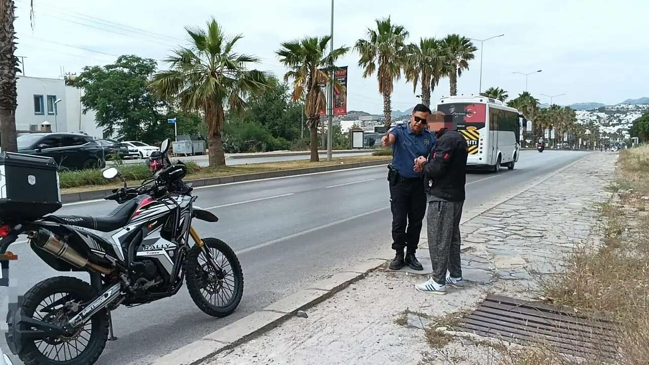Muğla’da Abartı Egzozla Yakalanan Sürücüye Ceza