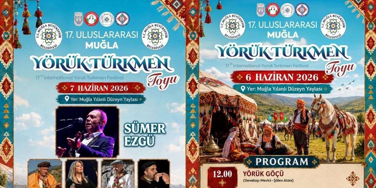 17. Uluslararası Muğla Yörük Türkmen Toyu Başlıyor