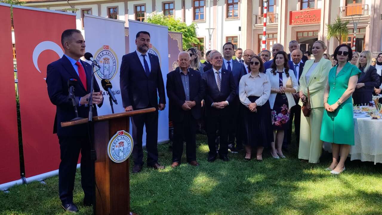 Muğla Valiliği Bahçesinde Kurban Bayramı Bayramlaşması Gerçekleştirildi