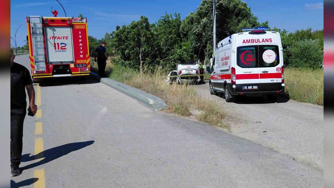 Kontrolden Çıkan Otomobil Kaza Yaptı: 1 Ölü, 3 Yaralı
