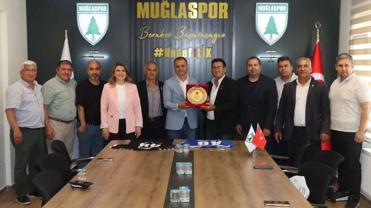Ortaca Muhtarlar Derneği’nden  Muğlaspor'a  Destek Ziyareti