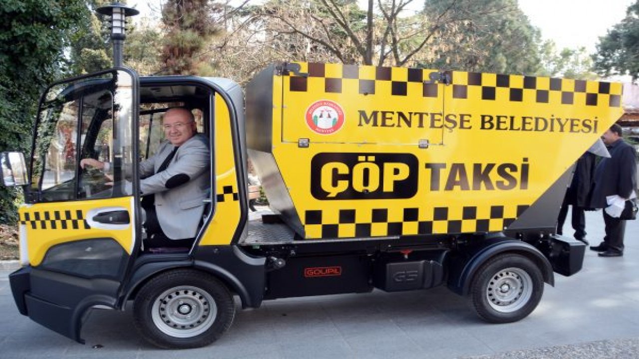 MUĞLA'DA ÇÖP TAKSİ UYGULAMASI