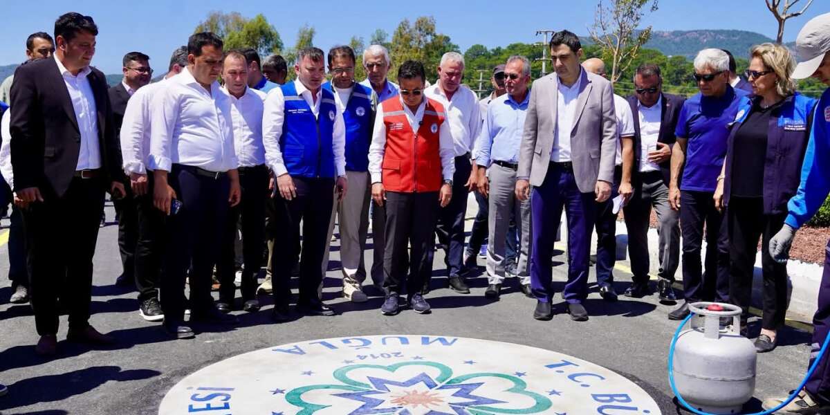 Sarıgerme-Güzelyurt Yolunda Asfalt Çalışmaları Tamamlanma Aşamasında
