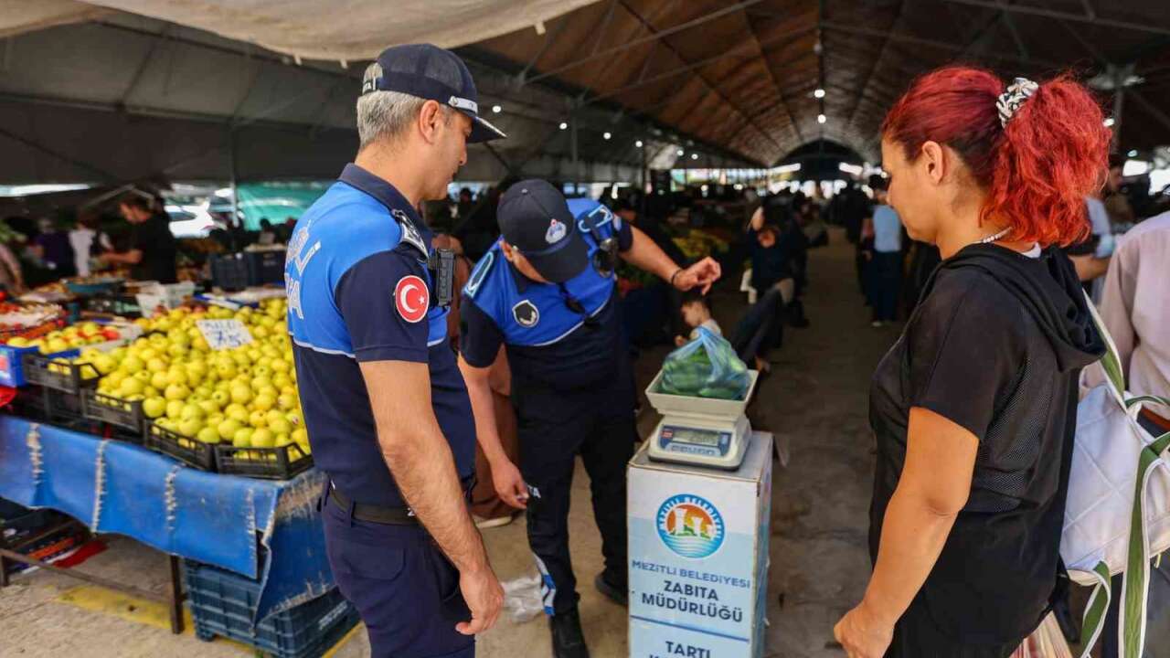 Zabıtadan Semt Pazarlarında Sıkı Denetim